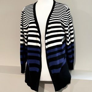 Maurices blue strip summer sweater